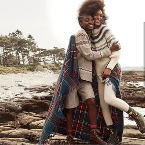 J crew yoke fair isle sweater size small